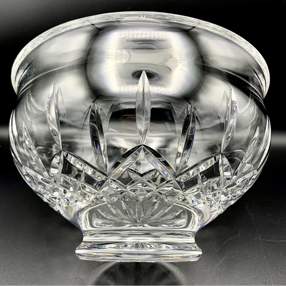 Waterford Crystal Lismore Footed Bowl 10” 8-LB Punch Bowl MSRP-$525 UNUSED EXLNT - Picture 9 of 16
